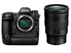 Bezspoguļa kamera Nikon Z 9, melna krās.