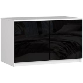 Spintelė Akord S90, balta sp./juoda sp., 51 cm x 90 cm x 55 cm