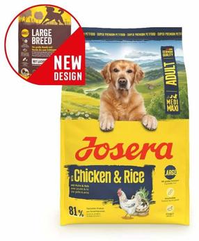 Сухой корм для собак Josera Adult Medium & Maxi, курица/рис, 12.5 кг