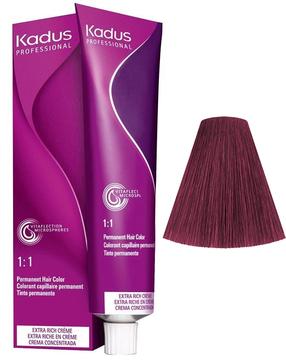 Plaukų dažai Kadus Professional Permanent Color, light brunette violet red sp., 5/65, 60 ml