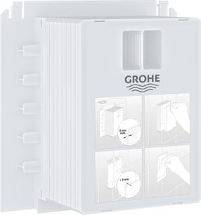 Установочный модуль Grohe Inspection Shaft for Smal Flush Plates, 157 мм