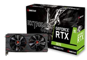 Videokaart Biostar GeForce RTX 3070 VN3706RM82, 8 GB, GDDR6