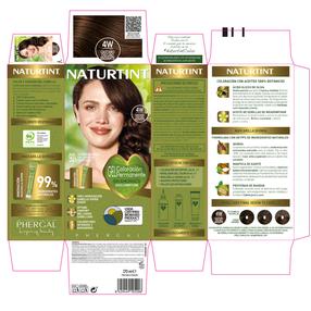 Matu krāsa Naturtint Colour Gel, radiant dark brown krās., 4W