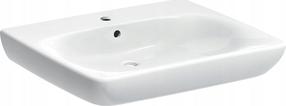 Умывальник для ванной комнаты Geberit Selnova Comfort, фарфор, 65 см x 55 см x 15 см, белый цв.