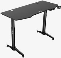 Datorspēļu galds AeroCool ACD3, 140 cm x 60 cm, 125 cm, melna krās.