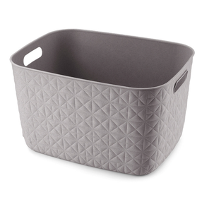 Krepšelis, daiktų saugojimo Curver Softex, 19 l, pilka sp., 37.9 x 22.1 x 29.2 cm