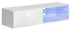TV staliukas ASM Switch RTV 4, balta sp., 120 cm x 40 cm x 30 cm