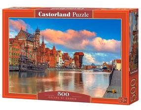 Puzle Castorland Colors Of Gdansk 53933, 33 cm x 47 cm, 500 gab., daudzkrāsaina