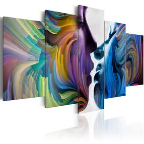 Репродукция Artgeist Kiss of Colours N4104-DKXPWD, 200 см x 100 см