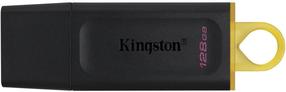 USB atmintinė Kingston DataTraveler Exodia, juoda sp./geltona sp., 128 GB