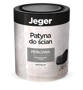 Speciāla krāsa, sienas Jeger Patine Pearl, pērles krās., 0.75 l