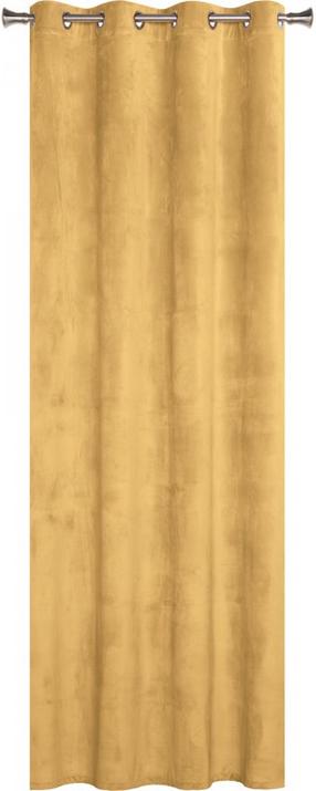 Nakts aizkari Splendid Velvet GZ-VELVEK-140/260-MU, sinepju krās., 140 cm x 260 cm