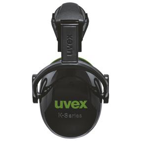 Защитная наушная гарнитура, совместимы со шлемом Uvex K10H SNR, черный цв./зеленый цв., 2 шт.