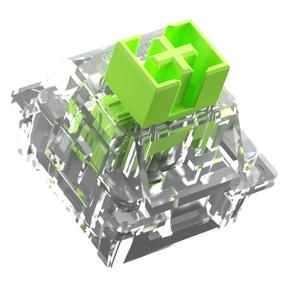 Klaviatūros klavišai Glorious Raptor HE, skaidri/žalia