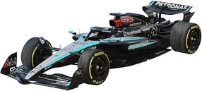 Žaislinis lenktyninis automobilis Bburago Mercedes AMG Petronas F1 W15 18-38208, 1:43, juoda sp.
