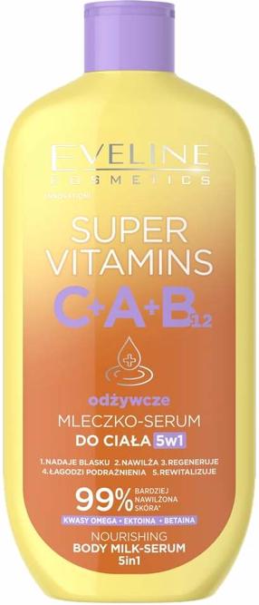 Молочко для тела Eveline Super Vitamins C+A+B12, 350 мл