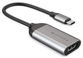 Адаптер Hyperdrive USB-C - HDMI 8K@60Hz USB-C male, HDMI female, черный цв.