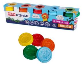 Plastilīns Easy Modelling Dough 012987, daudzkrāsaina