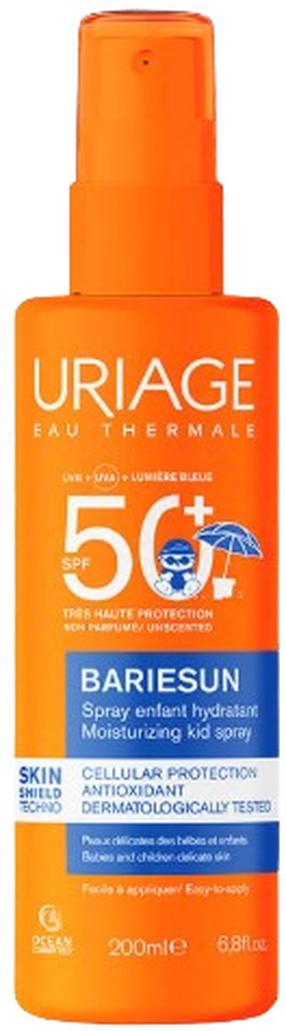Спрей для ухода за загаром для тела/для лица Uriage Bariesun Children SPF50+, 200 мл