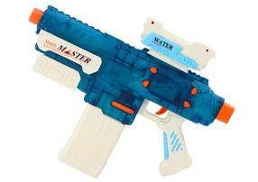 Игрушечная водяная винтовка Lean Toys Electric 17943, 42.5 см Синий цв./Белый цв.