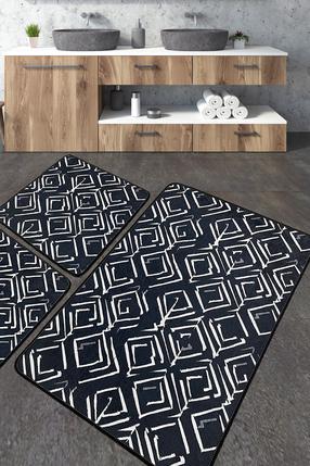 Комплект ковриков для ванны Foutastic Cenero 359CHL5297, многоцветный, 60 см x 100 см