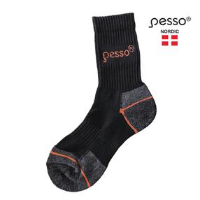 Zeķes Pesso Classic Thermo Kocot, melna/oranža/pelēka, 42-44