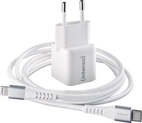 Telefona lādētājs Intenso GAN +C315L/7803052, USB Type C, 3.59 cm, balta krās., 30 W