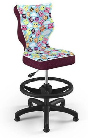 Bērnu darba krēsls Petit HC+F ST32, 33.5 x 30 x 89.5 cm, zila krās./melna krās./violeta krās.