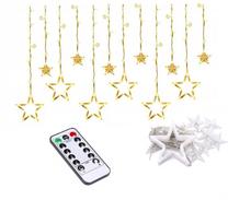 LED lempučių užuolaida Stars, 3 m, šiltai balta sp., 138 LED