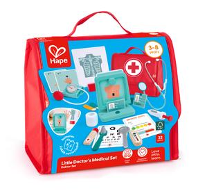 Žaislinis daktaro rinkinys, - Hape Little Doctors E3228A, įvairių spalvų