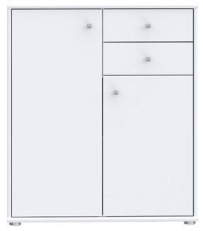 Комод Forte Tempra 2 T2KK50-120, белый цв., 86 см x 74 см x 35 см