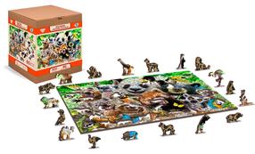 Деревянный пазл Wooden City Bears Paradise, 37.5 см x 25.4 см, 300 шт., многоцветный