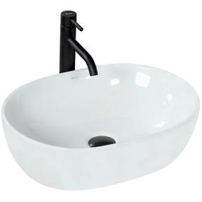 Vonios praustuvas Rea Amelia 48, keramika, 48 cm x 34.5 cm x 13.5 cm, balta sp.