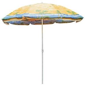 Paplūdimio skėtis Beach Sunshade ZR1813, 180 cm, geltonas