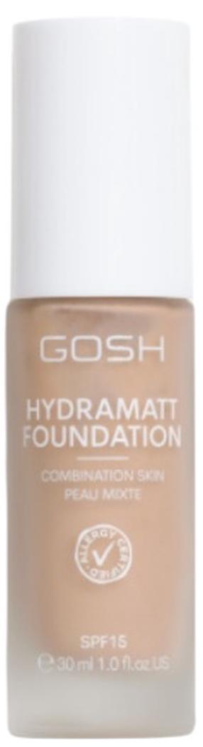 Жидкая основа для макияжа Gosh Hydramatt, SPF 15, 006r medium light, 30 мл