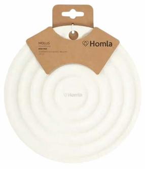 Padėkliukas karštiems indams Homla Mollis 244324, 19 cm x 19 cm x 19 cm, Balta sp.