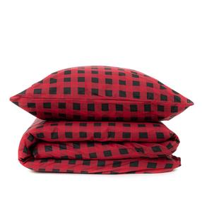Patalynės užvalkalų komplektas Homla Ameri 858081, juodas/raudonas, 160 x 200 cm