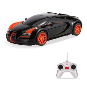  Rc auto Rastar Bugatti Grand Sport, must v./oranž v.
