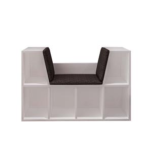 Knygų lentyna Kalune Design Livora, balta sp., 63 cm x 30 cm x 103 cm