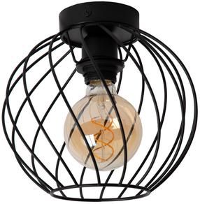 Lampa griesti Lucide Danza 21128/25/30, E27, 1 x 40 W, melna krās. / melna krās.
