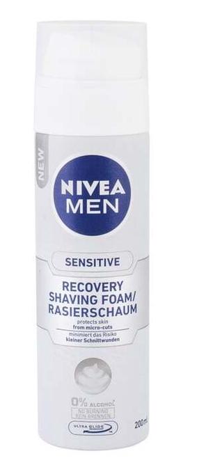 Skūšanās putas Nivea Shaving Foam, 200 ml