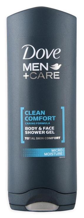 Kūno prausimosi želė Dove Clean Comfort, 400 ml
