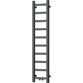 Ar ūdeni apsildāms dvieļu žāvētāja stienis Mexen Bolt, grafīta krās., 30 cm x 120 cm, 240 W