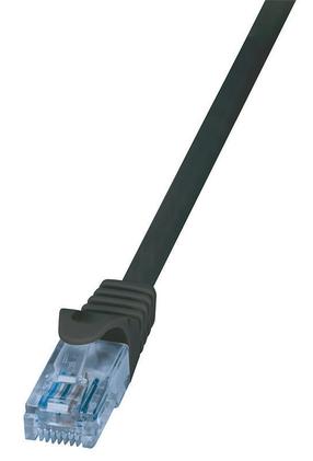 Laidas Logilink Patch Cat.6A 10GE Home U/UTP RJ-45 8P8C, RJ-45 8P8C, 10 m, juoda sp.