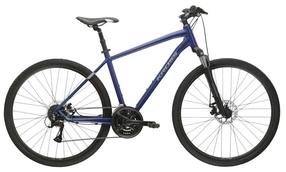 Velosipēds hibrīds Kross Evado 3.0, 28 ", L rāmis, zila krās.