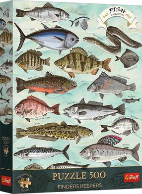 Dėlionė Trefl Finders Keepers Fish, 48 cm x 34 cm, 500 vnt., įvairių spalvų
