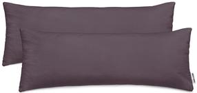 Pagalvės užvalkalas Restilo Amber, ruda, 40 cm x 145 cm, 2 vnt.