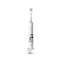 Elektrinis dantų šepetėlis Braun Oral-B Pro3 Junior Star Wars, balta sp./juoda sp.