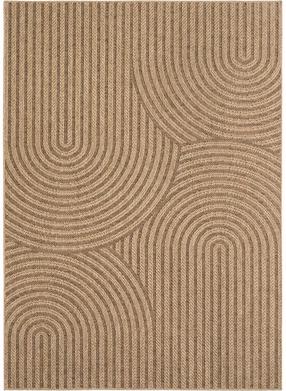 Paklājs āra terasēm Timber 1401, bēša krās., 170 cm x 120 cm