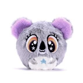 Pliušinis žaislas Bouncibles Koala Kippy, pilka sp./violetinė sp., 8 cm